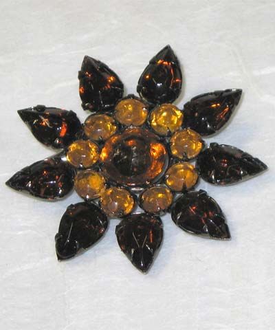 Sunflower Brooch