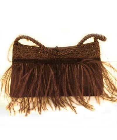 Stunning Feather Detailed Evening Bag on sportingdirectory.com.au