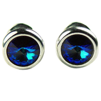 ties 'n' cuffs - BERMUDA BLUE SWAROVSKI CUFFLINKS
