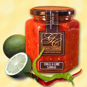 jo-ann & mays gift hampers & online gourmet foods - CHILLI & LIME SAMBAL 415G 