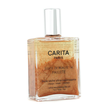  fragrances & cosmetics  - CARITA FLUIDE DE BEAUTE 14 ULTRA-NOURISHING DRY OIL - PAILLETE