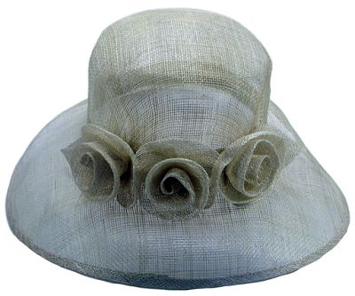 Sinamay Med Brim Hat  6420 by Pink Soda - Product image.