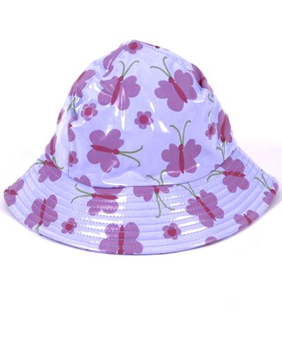Butterfly Print Blue Rainhat on placetobuy.com.au