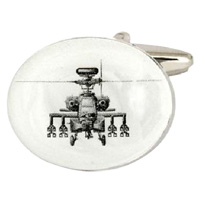 ties 'n' cuffs - APACHE HELICOPTER CUFFLINKS