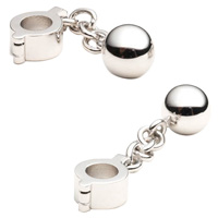 ties 'n' cuffs - BALL AND CHAIN CUFFLINKS