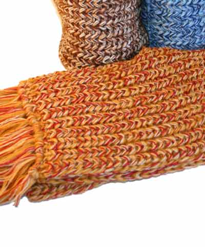 chunky ribbed knit scarf on placetobuy.com.au