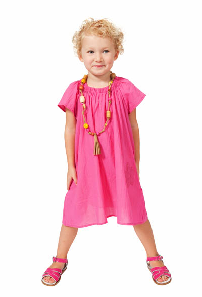 black eyed green - MAGENTA MURANO DRESS