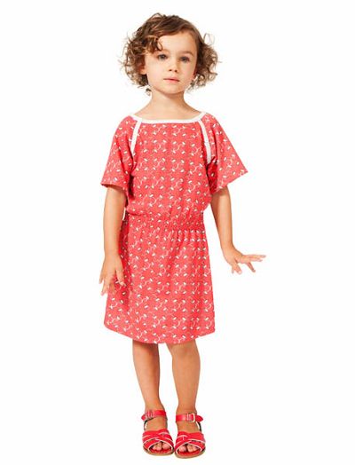 black eyed green - RED PEGGY DRESS