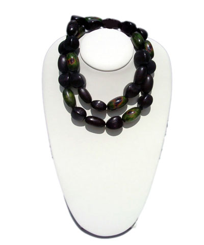 Bead Necklace Multi Wooden