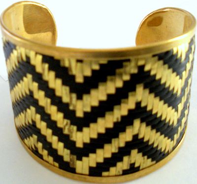 snazzy jazzy - BRASS WOVEN MAGIC CUFF