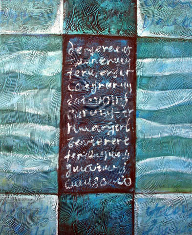 Waterworld Oil on canvas