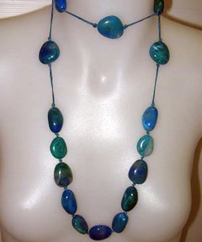 Bulk Buy 12 Turquoise Bead Necklaces on sportingdirectory.com.au