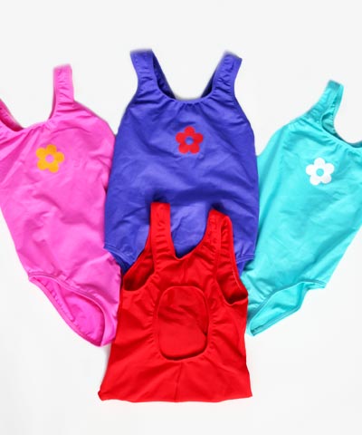 chill swimwear - GIRLS RACER DAISY LOGO SIZE 4- 10