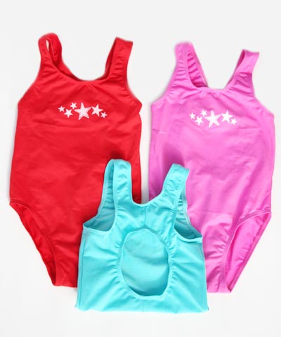 Girls Racer star logo size 10