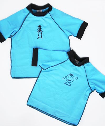  Boys Rash Shirt Aqua