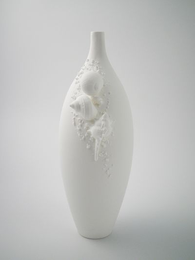 Bone China Vase with Shells on sportingdirectory.com.au