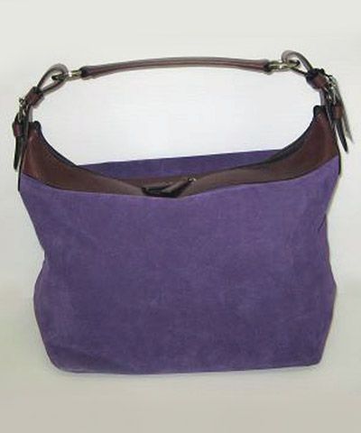 Suede Leather Shopper And Tastle Charm by Ecclisse - Product image.