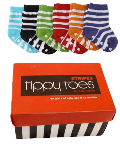 Sox in a box stripes