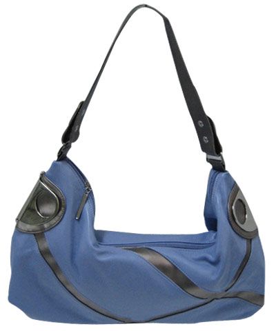 Purple and Silver PU Handbag on sportingdirectory.com.au