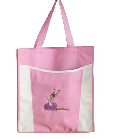 Embroidered Ballerina Tote Bag on sportingdirectory.com.au