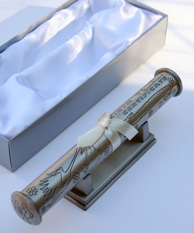 Birth Certificate Keepsake