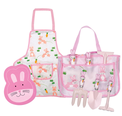 classic emily - PINK BUNNY RABBIT KIDS GARDENING SET 