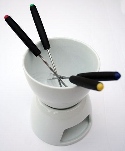 Avanti ceramic chocolate fondue set