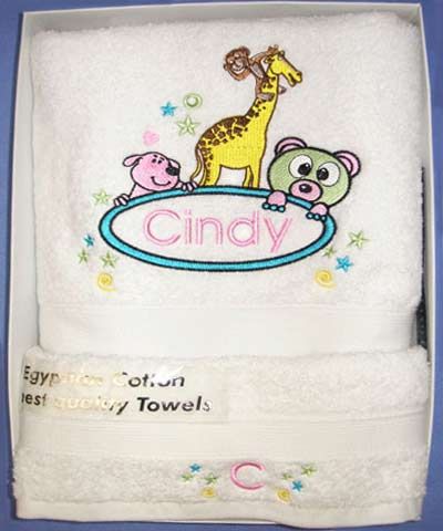 GiroFriends Girls Bathtowel Set