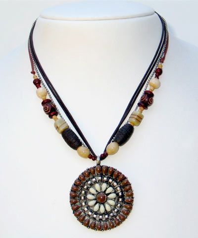 Bulk Buy 12 Enamel Flower necklaces on shopping directory.com.au