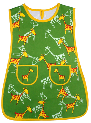 classic emily - POPOVER KIDS APRON - GIRAFFES