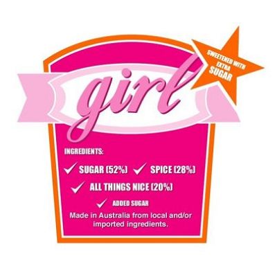 Whizzbang Girl Ingredients Lst by Tonic Gifts - Product image.