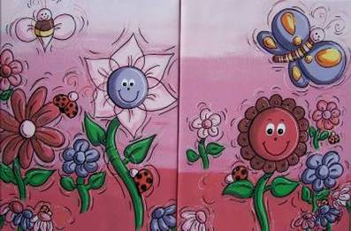 Pink Butterfly Garden