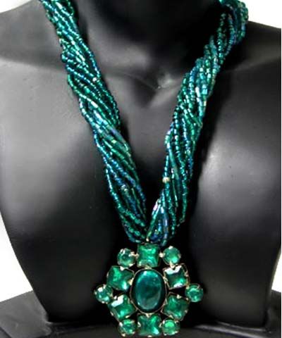 Flower Pendant Necklace SI 3522
