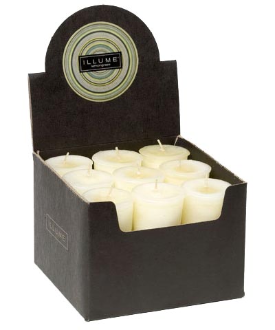 French Meringue Votive Candle Box