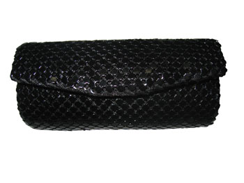 classic emily - VINTAGE MESH LIPSTICK CASE - BLACK