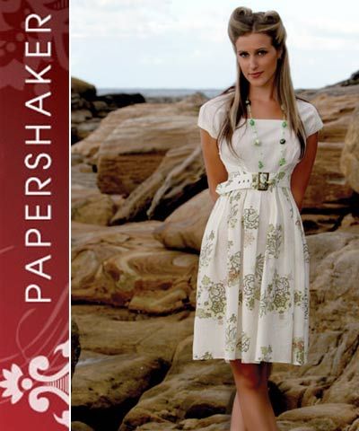 Papershaker Sarah U Cotton Dress