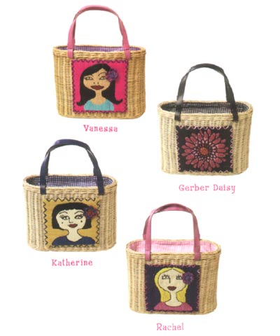 straw bags Elissa Bloom