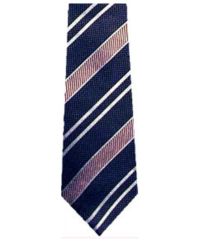 TNC Necktie Navy and Pink Striped