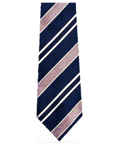 TNC Necktie Grey and Pink Striped on sportingdirectory.com.au