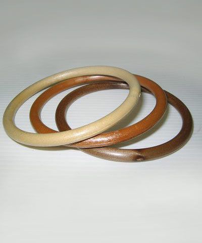 Product Image: Wood Look 3 Bangle Set
