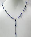 Click to Enlarge - alisha - GLASS BEAD & PEARL Y-SHAPE NECKLACE