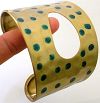 Click to Enlarge - snazzy jazzy - POLKA DOT CUFF