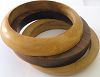 Click to Enlarge - snazzy jazzy - DARK BROWN & LIGHT BROWN BANGLE 