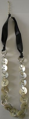 Click to Enlarge - snazzy jazzy - BUTTON NECKLACE 