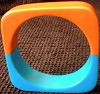 Click to Enlarge - snazzy jazzy - RED & BLUE RESIN BANGLE