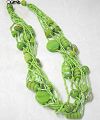 Click to Enlarge - alisha - MULTI STRAND GLASS BEADED NECKLACE