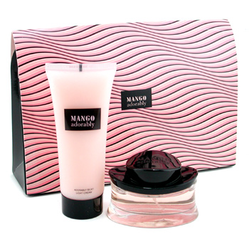  fragrances & cosmetics  - ADORABLY COFFRET: EAU DE TOILETTE SPRAY 50ML + CREAM 100ML