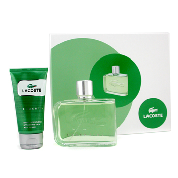  fragrances & cosmetics  - LACOSTE LACOSTE ESSENTIAL COFFRET: EAU DE TOILETTE SPRAY 125ML + AFTER SHAVE BALM 75ML
