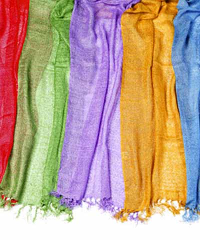 alisha - BEAUTIFUL RAYONE NET SHAWL (RAYONE)