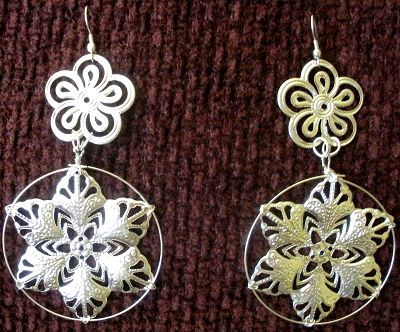 snazzy jazzy - SILVER EARRINGS 